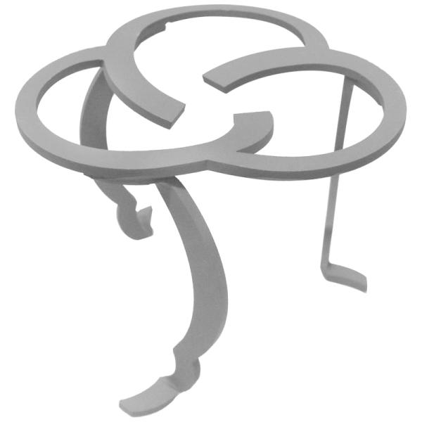 ※商品の詳細はメーカー公式サイトをご覧ください。SISIKUオリジナル五徳『三徳（さんとく）』三つ輪は「調和」を表している家紋です。【仕様】材質・仕上げ：鋼板・塗装仕上げ本体サイズ：W151×D157×H140mm重量：510g【三つ輪と重...