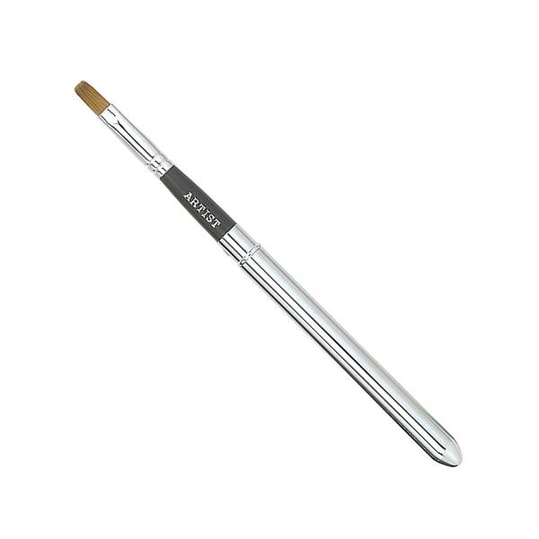 メイクブラシ 竹宝堂化粧筆 携帯用リップブラシ 赤軸 ARTIST / 熊野筆