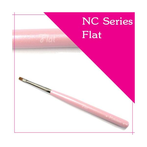 ジェルネイルブラシ 北斗園 中国製 フラットブラシ/NC-06