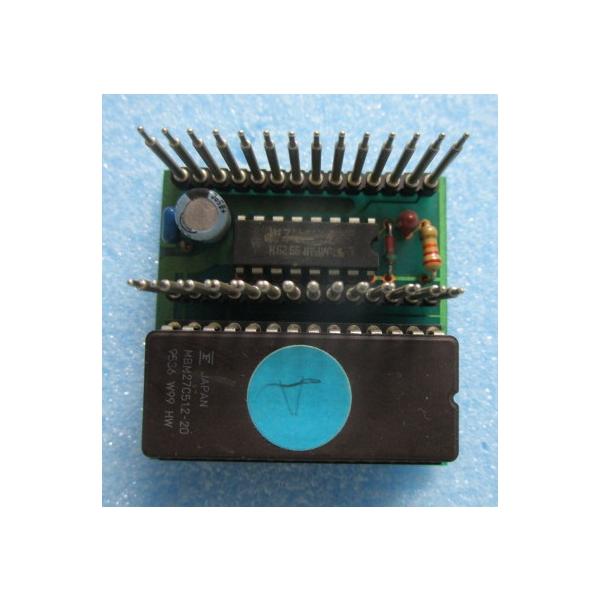 【アミューズ用プログラム変更用基盤】４号機：パチスロ/赤ロム用機種名：不明ロム付き(現物の画像)２８ピン/赤ロムの機種をＥＰＲＯＭにデーターを書き換えて使う基盤です。アミューズ用実機についていた基盤です。現在は、画像の対応ロムが付いております