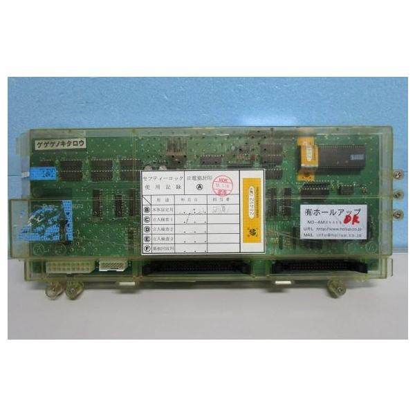 【パチスロ実機の基盤】メーカー：サミー機種名：ゲゲゲの鬼太郎(内容不明)上記の、実機用交換基盤です。(現物の画像)実機ではないのでご注意ください。ノーマル・裏物/B物・は、判明しておりませんの不明です。分かる際には個々にて記載させていただき...