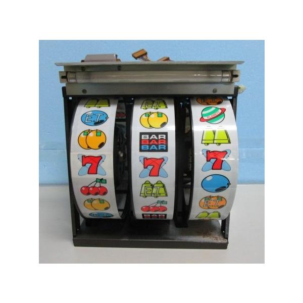 【パチスロ実機の交換用ドラム/リール】メーカー：山佐機種名：1.5号機/プラネットII　ドラム/リールです。ご理解の上で、ご購入ください。古い商品ですので、傷や汚れ・日焼け・等がある事もございます。鉄部分は、錆が出ている所もありますが、動作...