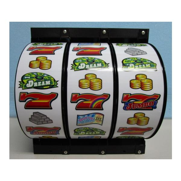 【パチスロ実機の交換用ドラム/リール】メーカー：不明機種名：不明　ドラム/リールです。動作チェック無し電球・LED・等・消耗品の切れや変色はクレーム(保障)対象外となりますので、ご理解の上で、ご購入ください。古い商品ですので、傷や汚れ・絵柄...