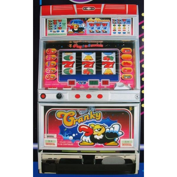 ※※ クランキーコンテスト　アルゼ系/ユニバ　SLOT【パチスロ実機/パンフレット/チラシ】2-3　レトロ 懐かしの名機　テープ跡あり