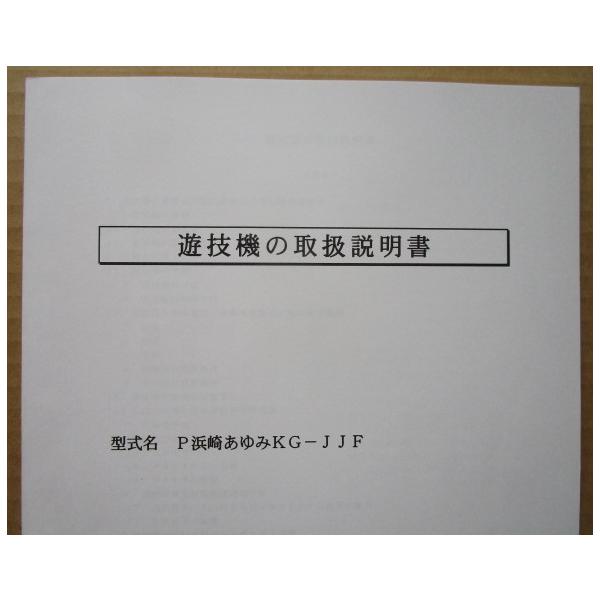 ☆☆　P浜崎あゆみKG-JJF　ディライト　パチンコ用,メンテナンス,取扱説明書 【実機の取説/マニュアル】