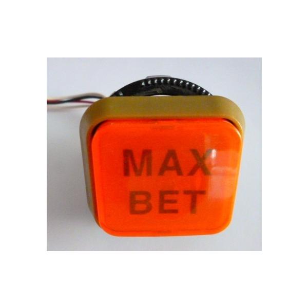 【パチスロ実機：交換用のMAXボタン】メーカー：アルゼ系機種名：デルソル２・アレックス・等に使用できます。実機にて、動作チェック済みです。大花火・ハナビ・サンダーＶ・バーサス等は、色違いですが使用可能です。対応機種のお問い合わせには、お答え...