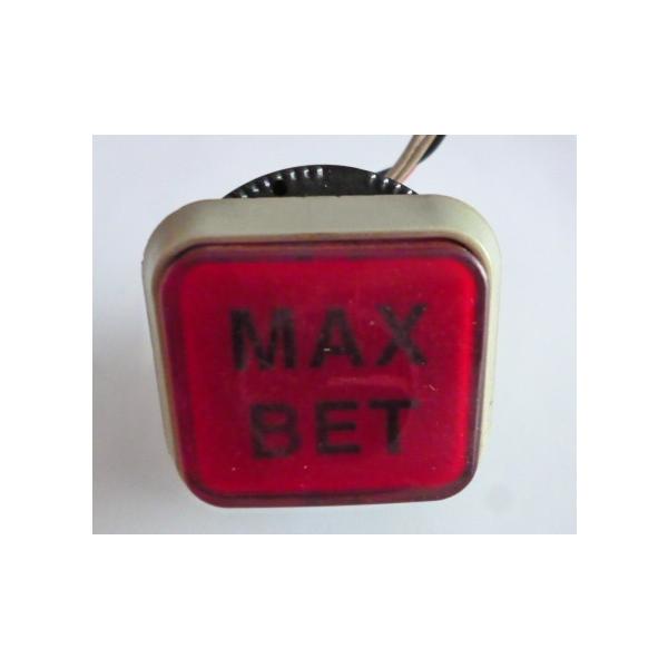 【パチスロ実機：交換用のMAXボタン】メーカー：アルゼ系機種名：大花火・ハナビ・サンダーＶ・バーサス・等に使用できます。実機にて、動作チェック済みです。デルソル２・アレックス・等は、色違いですが使用可能です。対応機種のお問い合わせには、お答...