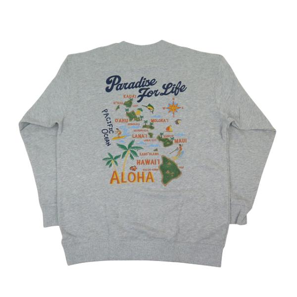 トレーナー スウェット メンズ トップス 長袖 2025新作 Hulalani