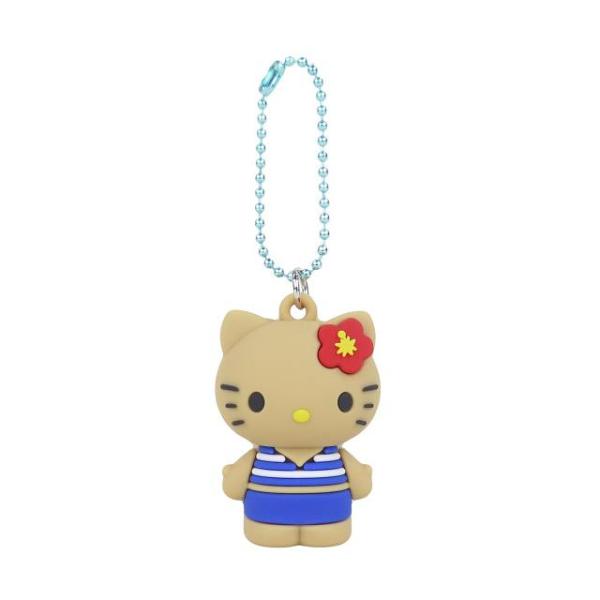 日焼けキティ ハローキティ キーホルダー キティ サンリオ PVCマス