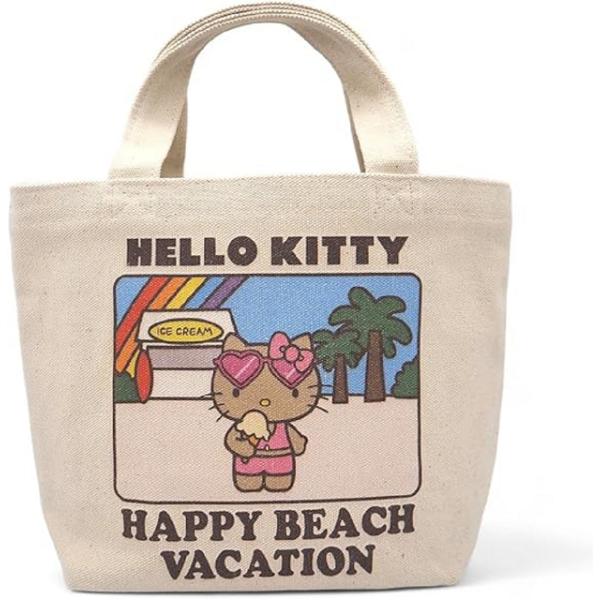 ハローキティ トートバッグとミニトートセット ワンズテラスオリジナル】ハローキティ 刺繍ミニトート HELLO