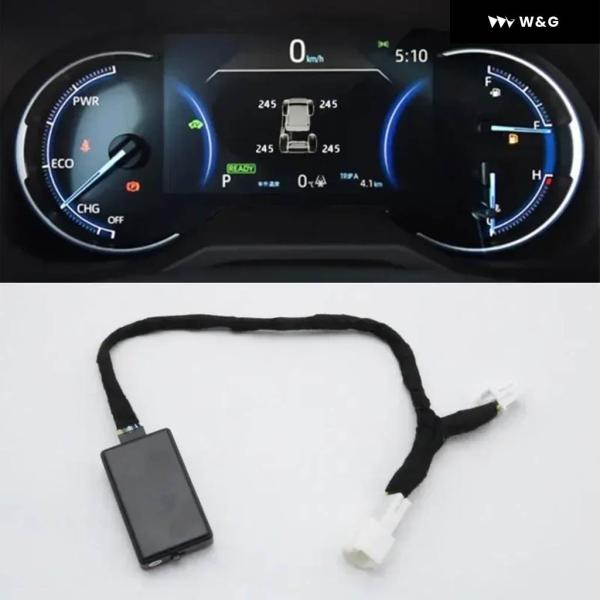 並行輸入品スマートカーTPMSタイヤエア圧 システムオートセキュリティアラームトヨタRAV4 XA50 2019-23