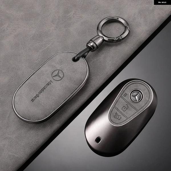 並行輸入品 CAR SMART キーケース カバー シェル フォブ ホルダー メルセデス ベンツ C E S クラス GLC W206 W223 W214 E3