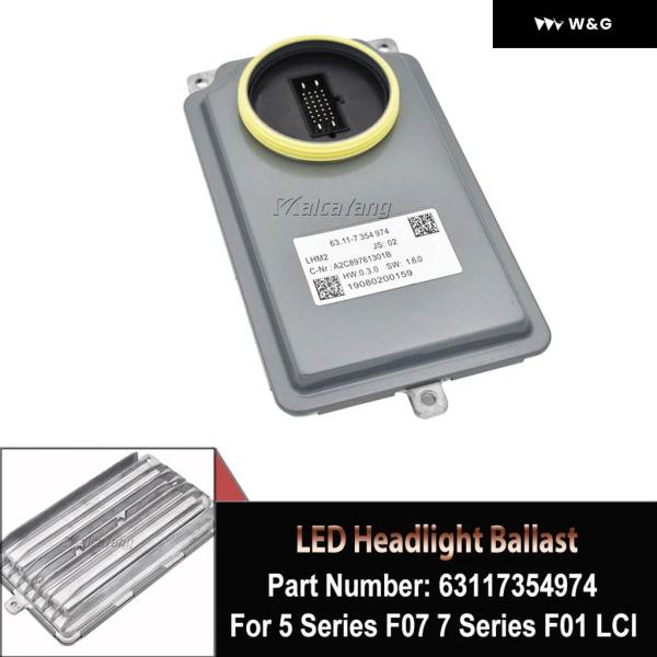 並行輸入品LED ヘッドライト バラスト 63117354974 BMW 5シリーズ F07 GT F10 F11 F18 LCI 7シリーズ F01 F02 