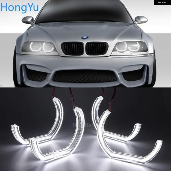 並行輸入品 BMW E46 M3 クーペ コンバーチブル 1999-2003 前期型 キセノン ヘッドライト 超高輝度DTM スタイル LED エンジェルアイリ
