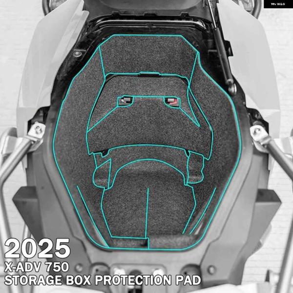 並行輸入品2025 X-ADV 750 アクセサリー オートバイ バイク ボックス