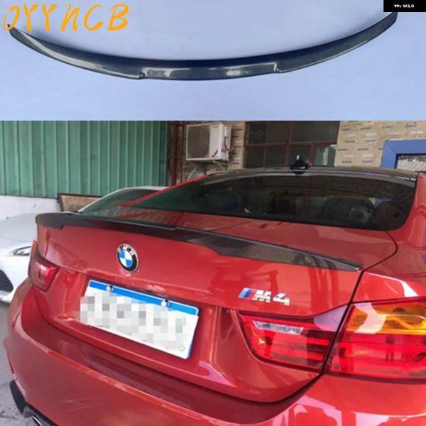 並行輸入品 F82 カーボンリア トランク スポイラー BMW M4 F82 クーペ M スタイル カーリアブートリップウィング 2014+