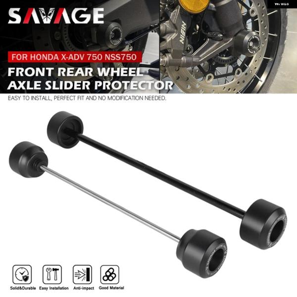 並行輸入品 ZA 750 フロント ホイール K アクスル スライダー ホンダ NSS 750 X-ADV 750 オートバイ リア スイングアーム クラッシュ プロテクター ホイール ハ
