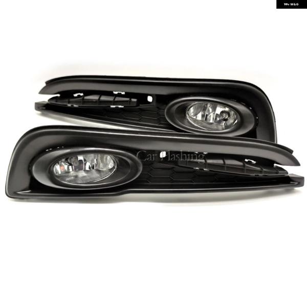 並行輸入品 ホンダ シビック セダン 2013 2014 2015 LED フロント バンパー ライト フォグランプ ハーネス キット フォグランプ カバー ハ