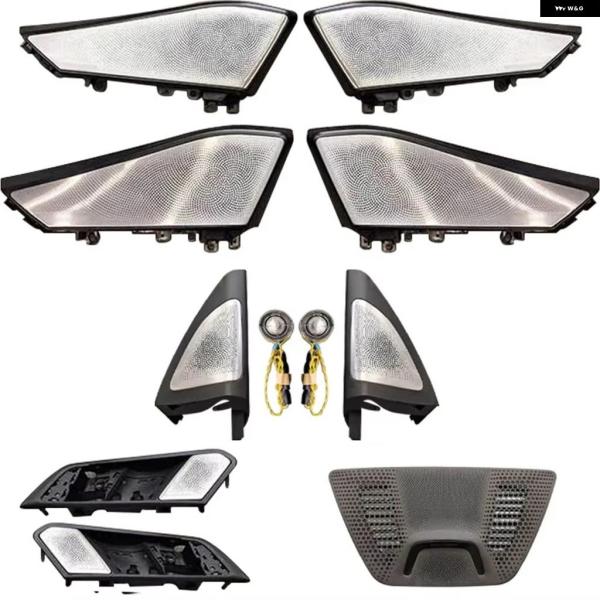 並行輸入品 車用 LED発光ツイーター スピーカー カバー BMW G05 G07 X5 X7 ドアライト トリム サブウーファー オーディオ ホーン アンビエ