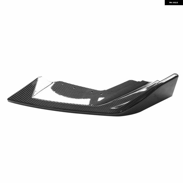 並行輸入品 BMW F87 M2 コンペティション 2019-2021 クーペ 2ドア フロント バンパー スポイラー リップ カーボン柄 /グロス ロワースプ