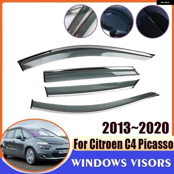 並行輸入品 シトロエン グランド C4 2013〜2020 2014 2015 2016 スペースツアラー用カーウィンドウバイザー フロントガラス レインガード