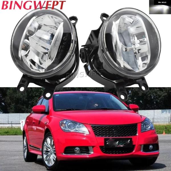 並行輸入品 LED フォグランプ スズキ キザシ FR セダン 2.4 4X4 2010- トヨタ カローラ レクサス CT200H フォグランプ フォグライト