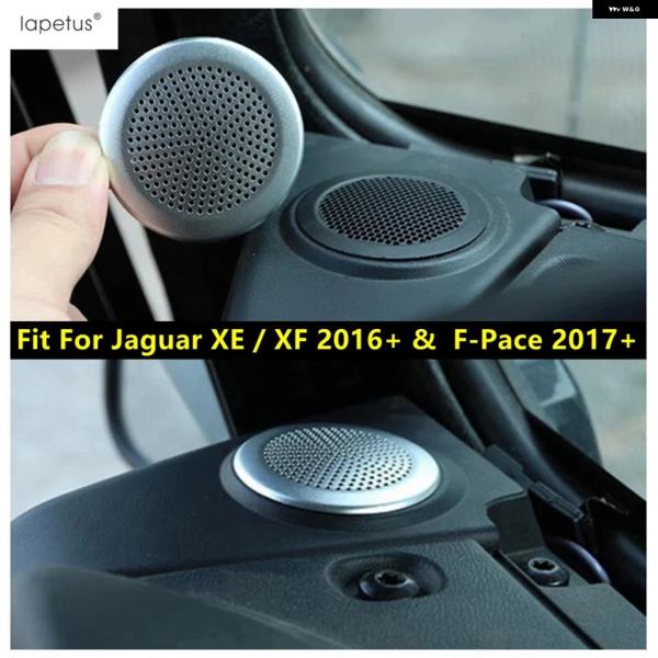 並行輸入品 ダッシュボード スピーカー オーディオ サウンドラウド スピーカー リングサークル カバー トリム ジャガーXE/XF 2016-2019/F-PA