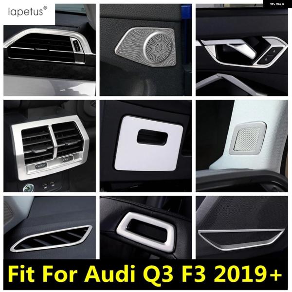 並行輸入品 アウディ Q3 F3 2019 - 2024 ドア スピーカー /ハンドルボウル/ グローブ ボックス /セントラル エアコン パネル カバー トリ