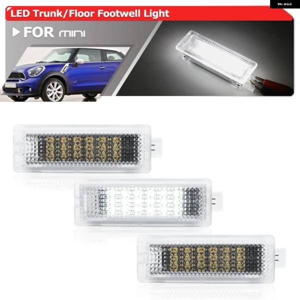 並行輸入品 ミニ カントリーマン R60 2010-2016ペースマン R61 2013-2016 フルホワイト LED インテリア トランク ラゲッジ/フット