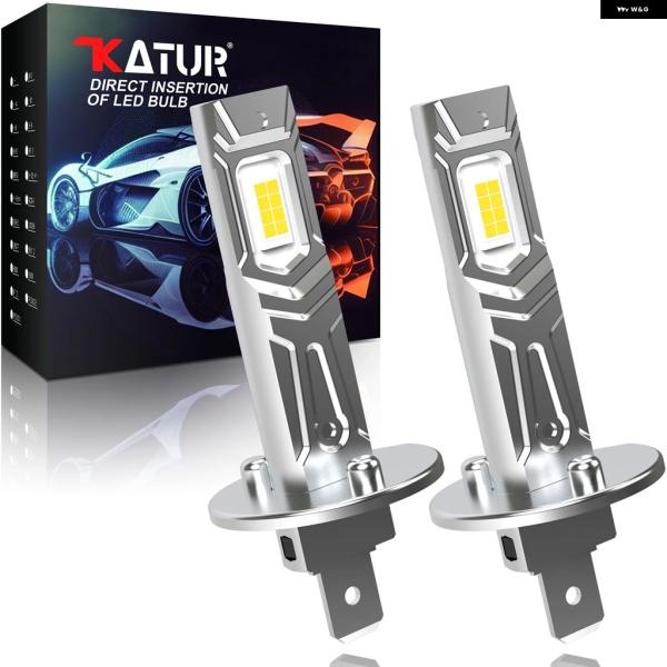並行輸入品 フォード BMW アウディ E90 E34 E36 2 個 H1 LED ヘッドライト 電球 CANBUS 無極性 フィエスタ フォーカス MK2 