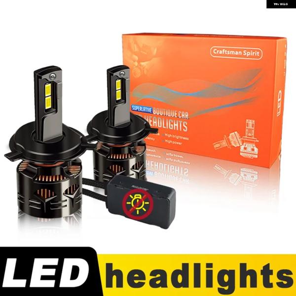 並行輸入品 マツダ CANBUS H4 LED ヘッドライト バルブ ファンハイ/ロービーム対応オーストラリア 2 2003 - 06 2007 2008 20
