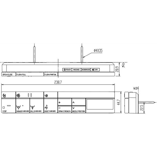 LIXIL（リクシル） 354-1574-EG-LSET サティス DV-S526T・DV-S526・DV