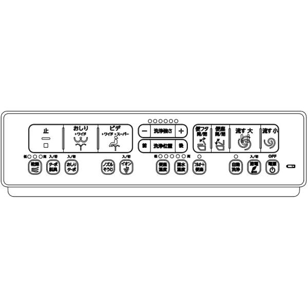 LIXIL（リクシル） 354-1861-SET DT-Z356・DT-Z386タイプ用壁リモコン