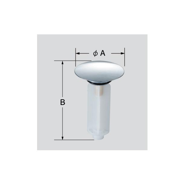 A-5896　着脱式排水栓(排水口カバー付)｜洗面器・手洗器用水栓部品｜修理・交換に｜LIXIL リクシル INAX