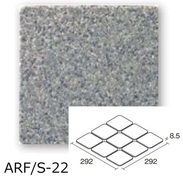 KYタイル AFR/S-22（ケース） 天城粗面 100角平セット張り 床タイル