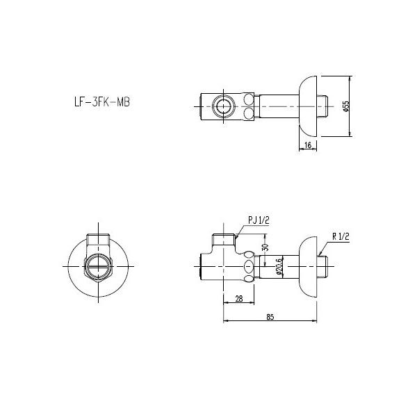 LIXIL(INAX) LF-3FK-MB AO`~ ϑ䕔