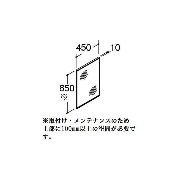 LIXIL(INAX) t ~[Lrlbg Ԍ450mm 1ʋ(Vv^Cv)ƖȂ S1,800mmp MNS-451N-F