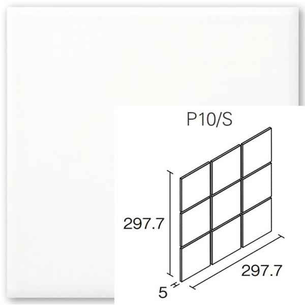 KYタイル P10/S-105［ケース］ ブライト＆アタック 100角平セット張り 