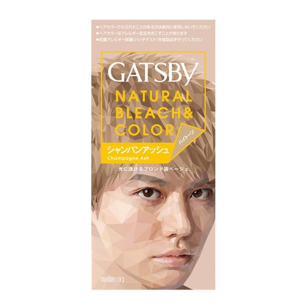 (あわせ買い1999円以上で送料お得)マンダム ギャツビー ナチュラルブリーチカラー シャンパンアッシュ 1セット ( 4902806206333 )