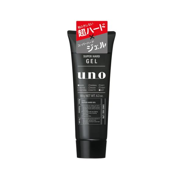 (あわせ買い1999円以上で送料お得)ファイントゥデイ ウーノ スーパーハードジェル 180g スタイリング剤
