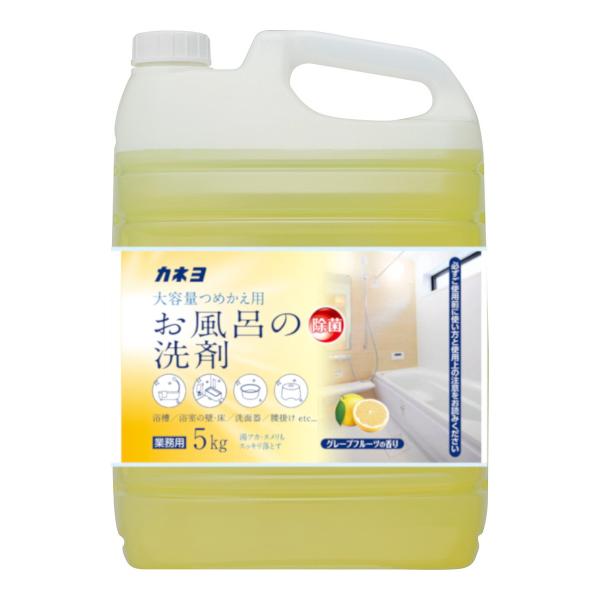 他サイト： 【あわせ買い1999円以上で送料お得】カネヨ石鹸 おふろの洗剤 大容量つめかえ用 5kg 業務用の商品画像