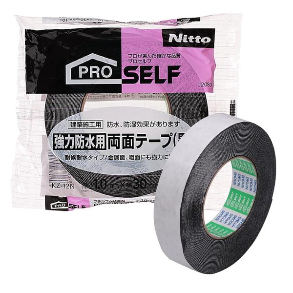 他サイト： (あわせ買い1999円以上で送料お得)ニトムズ 強力防水用 両面テープ 黒 30mmX10mの商品画像