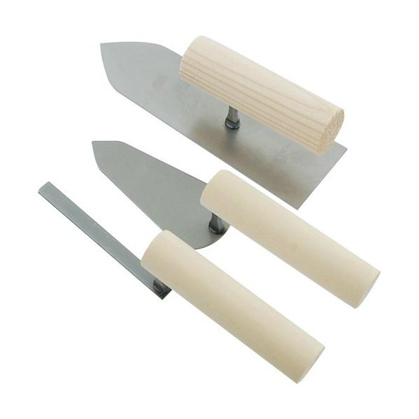 他サイト： (あわせ買い1999円以上で送料お得)赤長 左官鏝3点セット(1セット)の商品画像