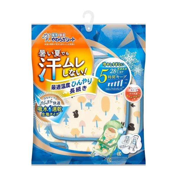 他サイト： (あわせ買い1999円以上で送料お得)丹平製薬 カンガルーの保冷・保温 やわらかシート 吸水速乾 森のどうぶつ ベビーカー・チャイルドシート用の商品画像