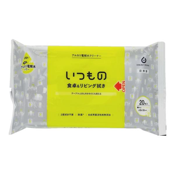 (まとめ買い×12個セット)服部製紙 食卓&リビング用クリーナー20枚