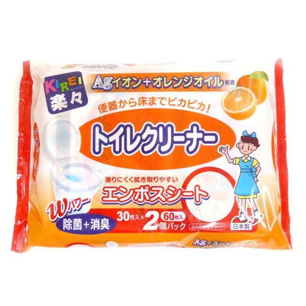 (あわせ買い1999円以上で送料お得)ティー・エイチ・ティー Agダブルパワー 除菌 トイレクリーナー 30枚×2個パック