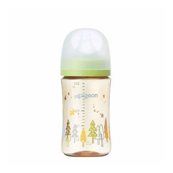 ピジョン 母乳実感 哺乳びん プラスチック製 240ml 軽くて割れにくい医療機関にも採用されている上質なプラスチックPPSU製 広口タイプ 哺乳瓶 拒否 PIGEON B倉庫