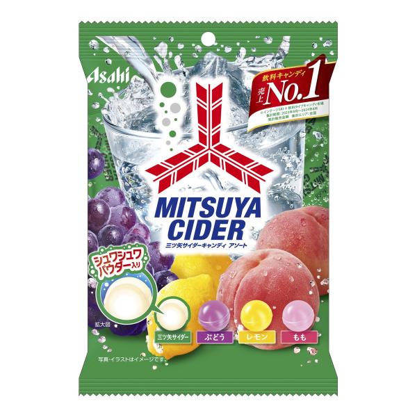 (あわせ買い1999円以上で送料お得)アサヒ 三ツ矢サイダー キャンディ 112g