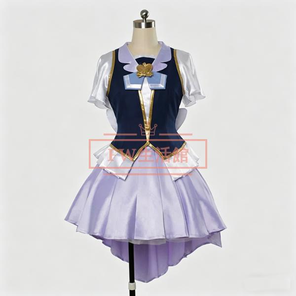 ハピネスチャージプリキュア！ 風 氷川 いおな コスプレ衣装 演出服 アニメ ゲーム ハロウィン cosplay 変装