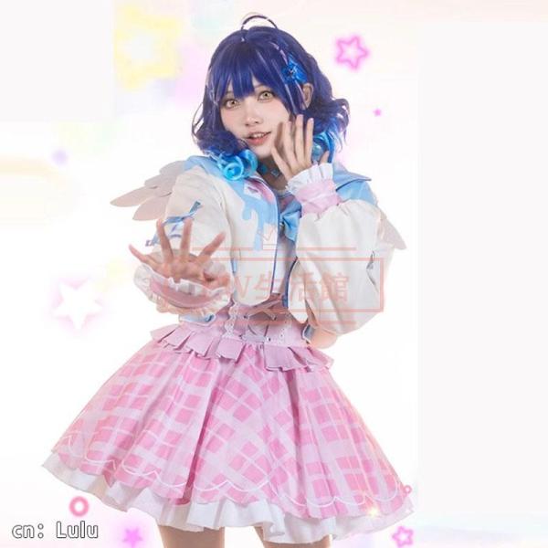 バーチャルYouTuber Vtuber 天宮こころ コスプレ衣装 ウィッグ 靴 コスチューム 演出服 アニメ ゲーム ハロウィン cosplay 変装